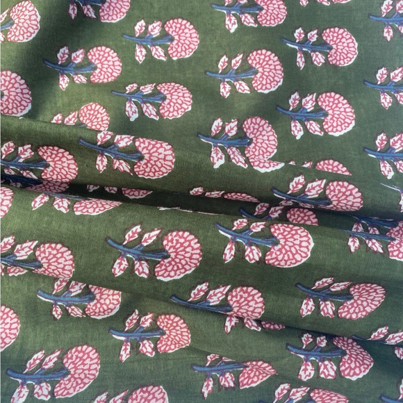 Fabric by the yard!!!!  Hand blocked prints from India!!! - Picture 1 of 4